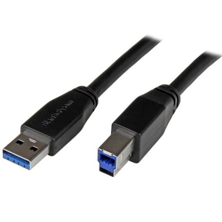 High-Speed StarTech.com 15 FT USB 3.0 A to B Cable (USB3SAB5M) - Durable, Fast Data Transfer